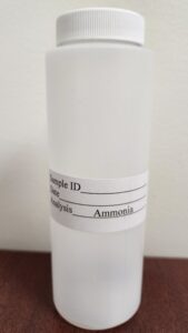 Photo of Well Water Sample Bottle